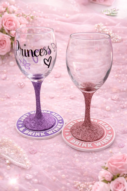 Coaster | Read and Wine