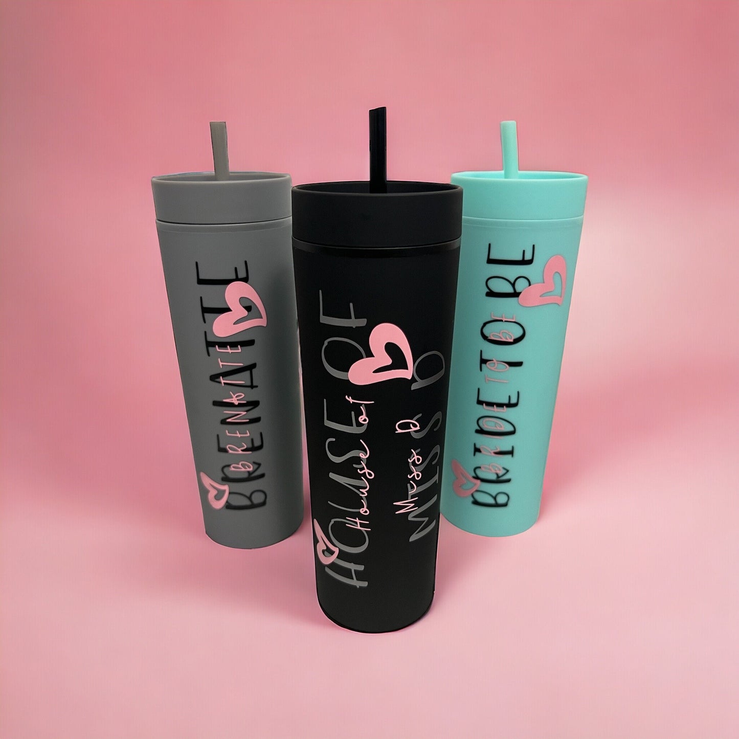 16oz Tall Tumbler | Personalisation available | Matte colours | Straw included | Reusable