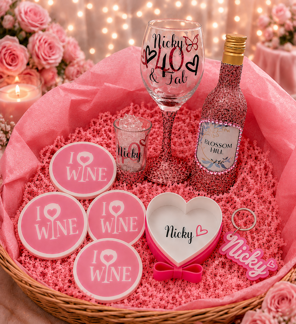PERSONALISED WINE GLASS BUNDLE