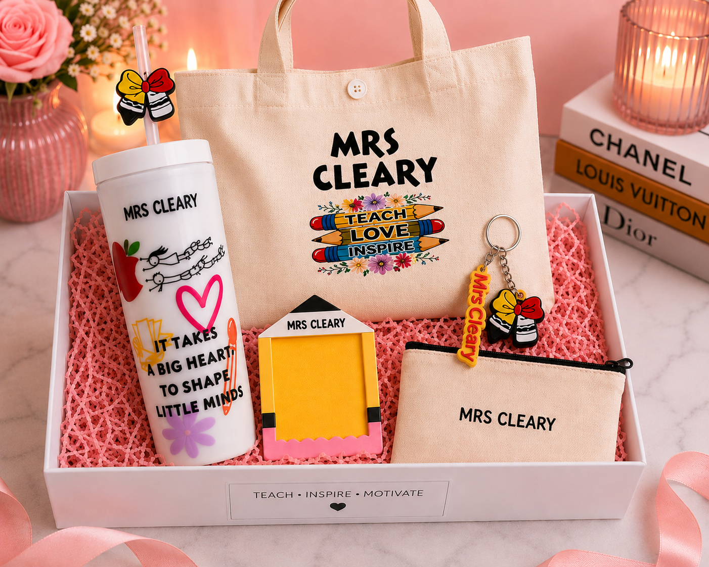 PERSONALISED TEACHER APPRECIATION GIFT BUNDLE