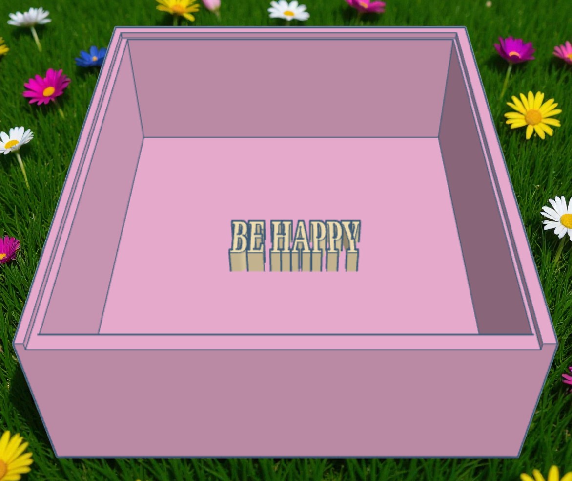 Personalised Trinket Tray with Lid – Custom Keepsake Box