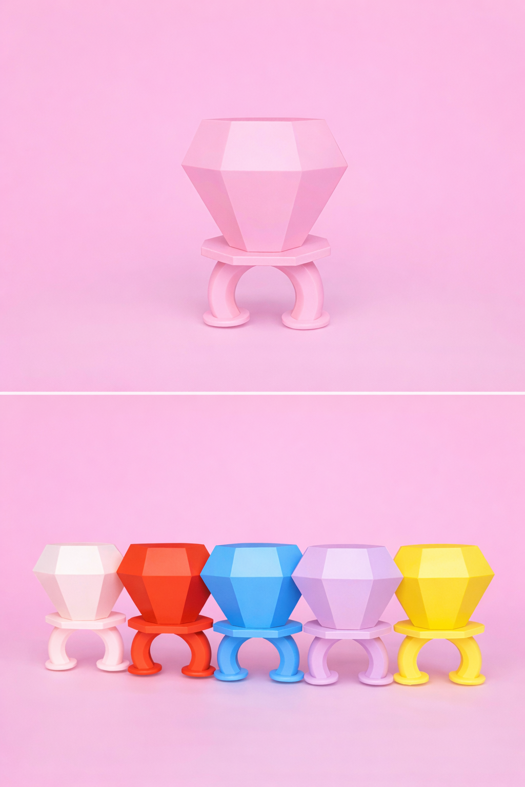 Giant diamond ring pop | Desk storage | Desk decor