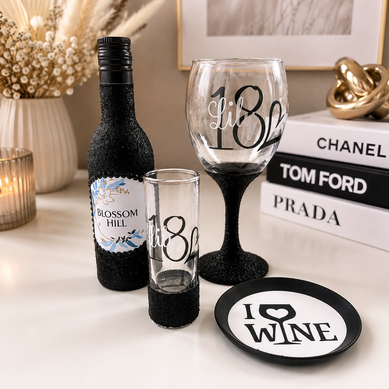 PERSONALISED WINE GLASS BUNDLE