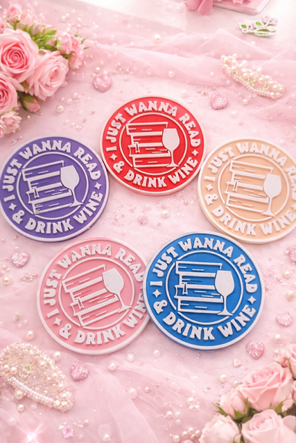 Coaster | Read and Wine