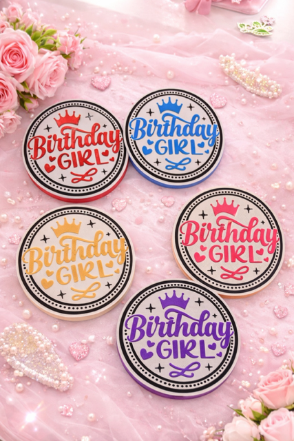 Birthday Themed Coasters
