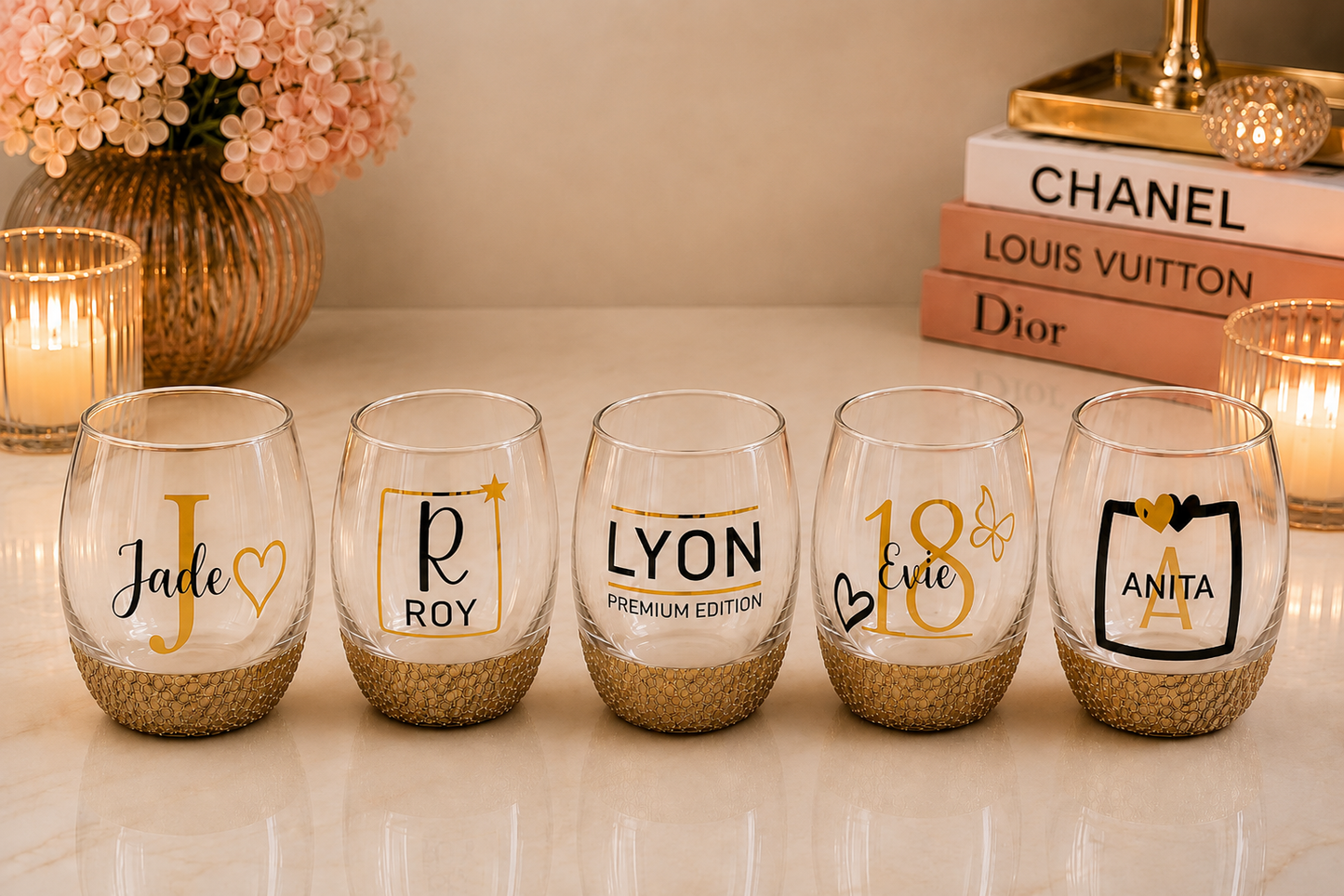PERSONALISED WINE GLASS BUNDLE