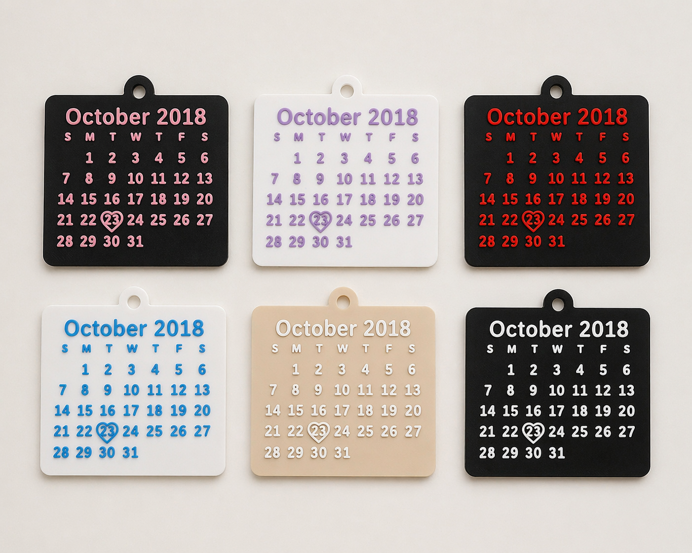 Personalised song and date keychain