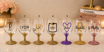 PERSONALISED WINE GLASS BUNDLE