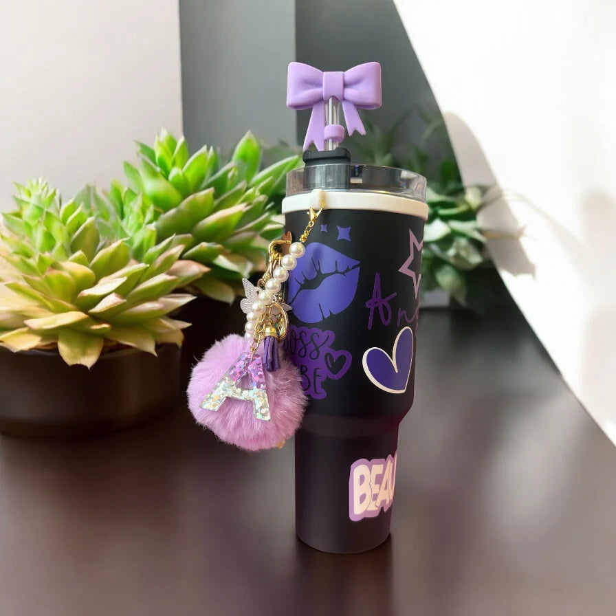 Personalised 40z Tumbler | Straw included | Reusable | Cold Cup