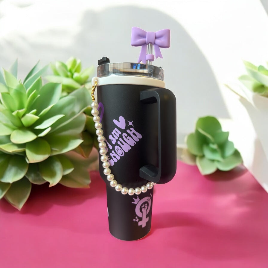 Personalised 40z Tumbler | Straw included | Reusable | Cold Cup