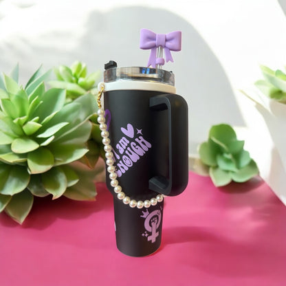 Personalised 40z Tumbler | Straw included | Reusable | Cold Cup