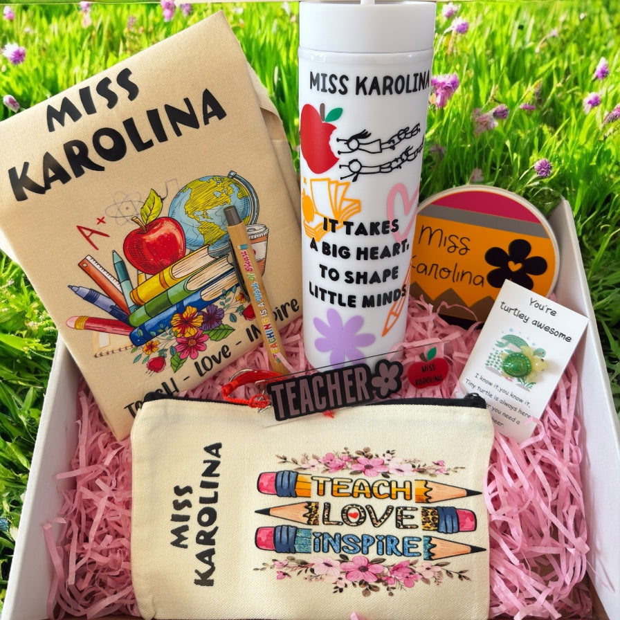 PERSONALISED TEACHER APPRECIATION GIFT BUNDLE