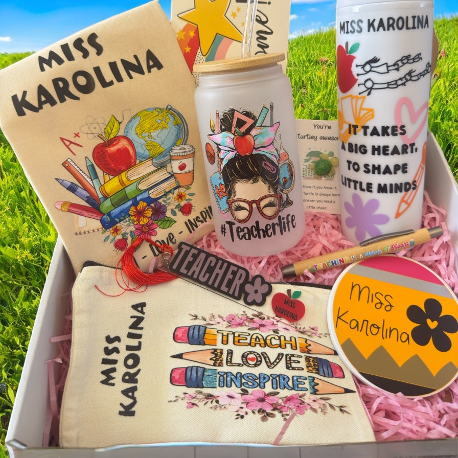 PERSONALISED TEACHER APPRECIATION GIFT BUNDLE