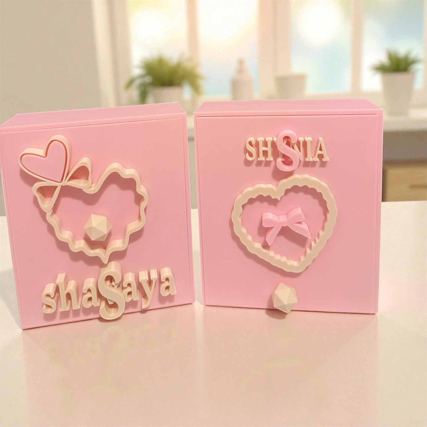 Personalised Trinket Tray with Lid – Custom Keepsake Box