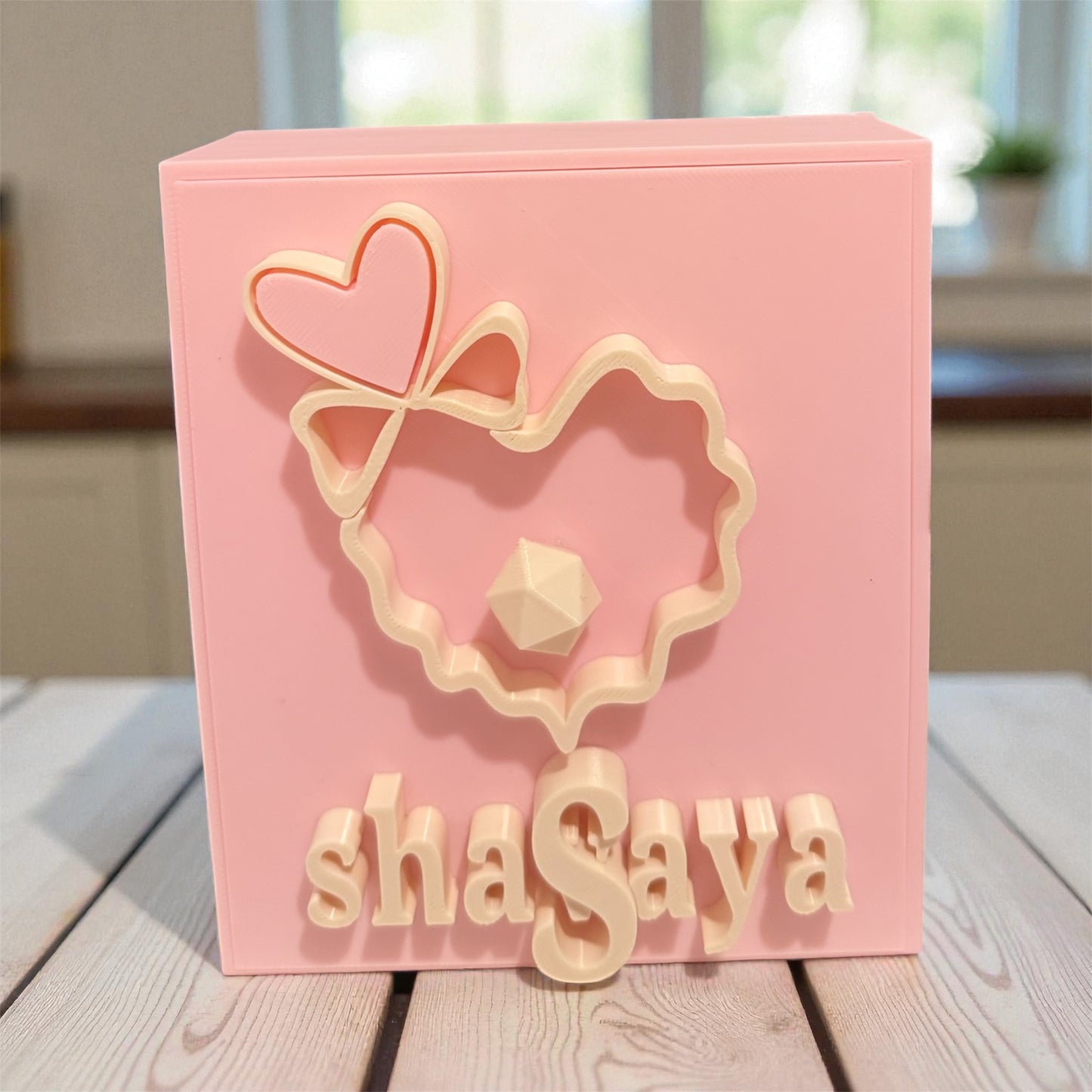 Personalised Trinket Tray with Lid – Custom Keepsake Box