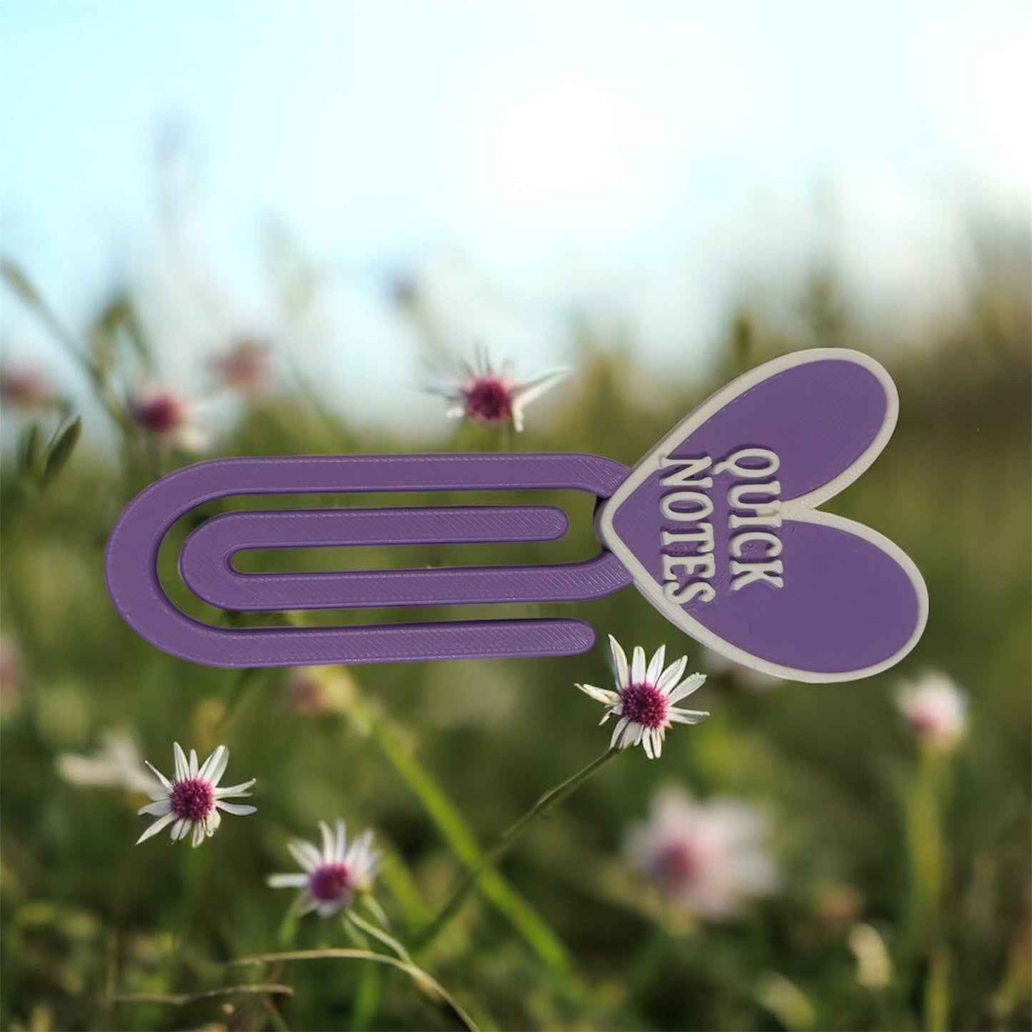 2 FOR £10 | Jumbo Aesthetic 3D Paper Clips – Notes & Thoughts Stationary Collection