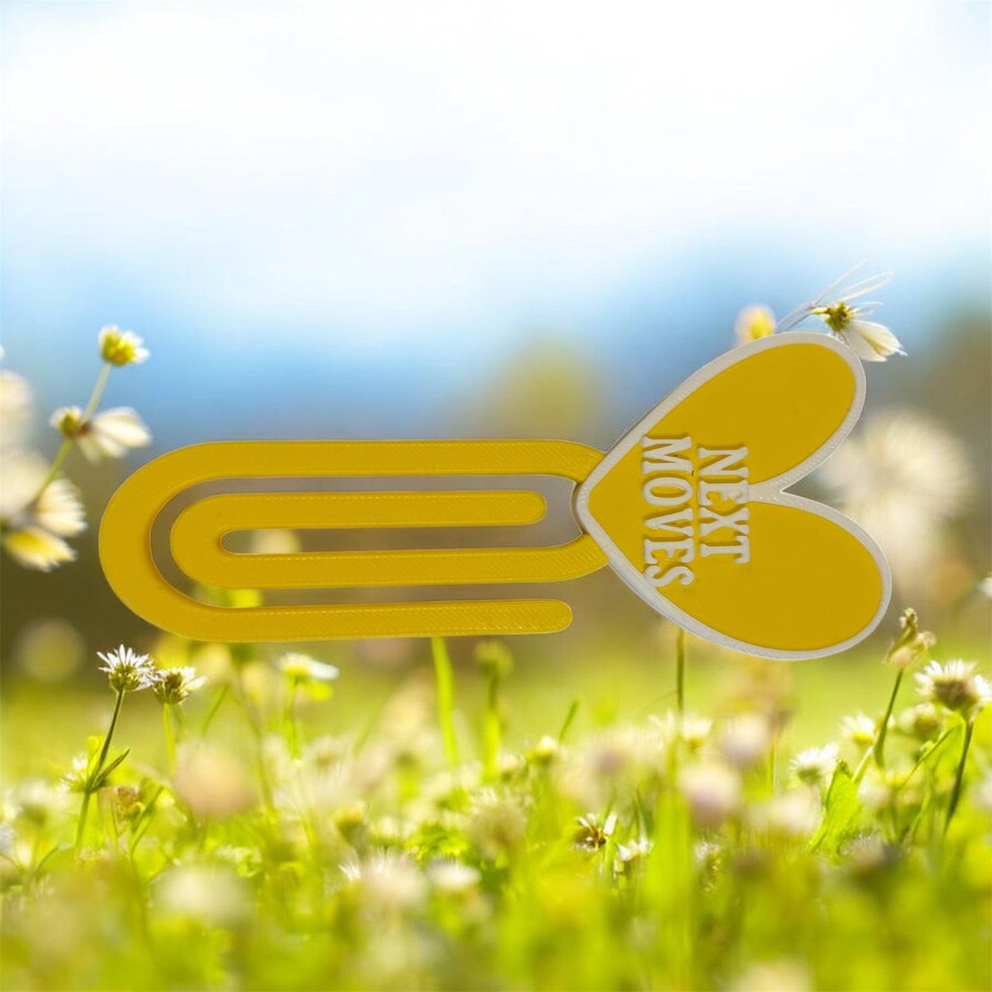 2 FOR £10 | Jumbo Aesthetic 3D Paper Clips – Notes & Thoughts Stationary Collection