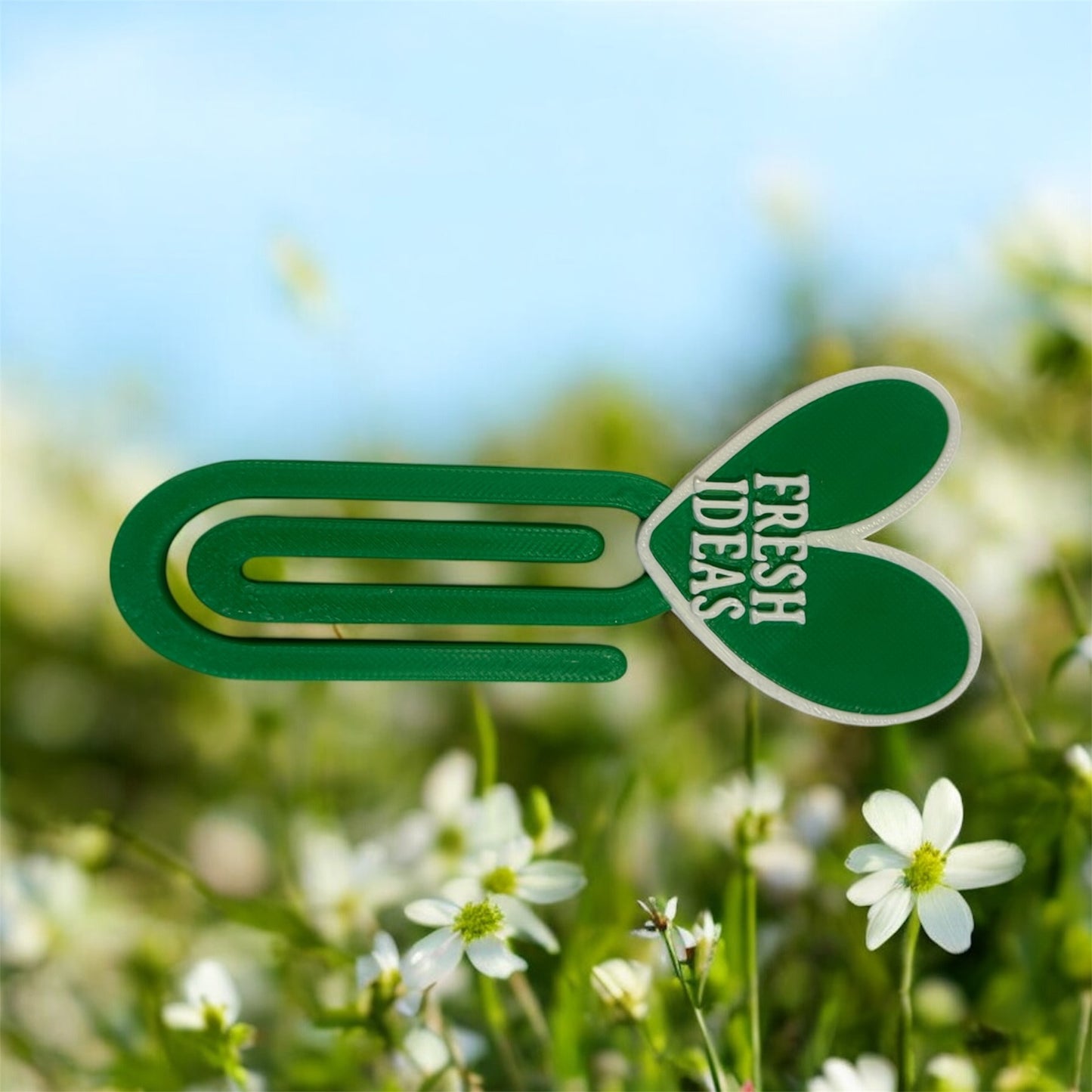 2 FOR £10 | Jumbo Aesthetic 3D Paper Clips – Notes & Thoughts Stationary Collection