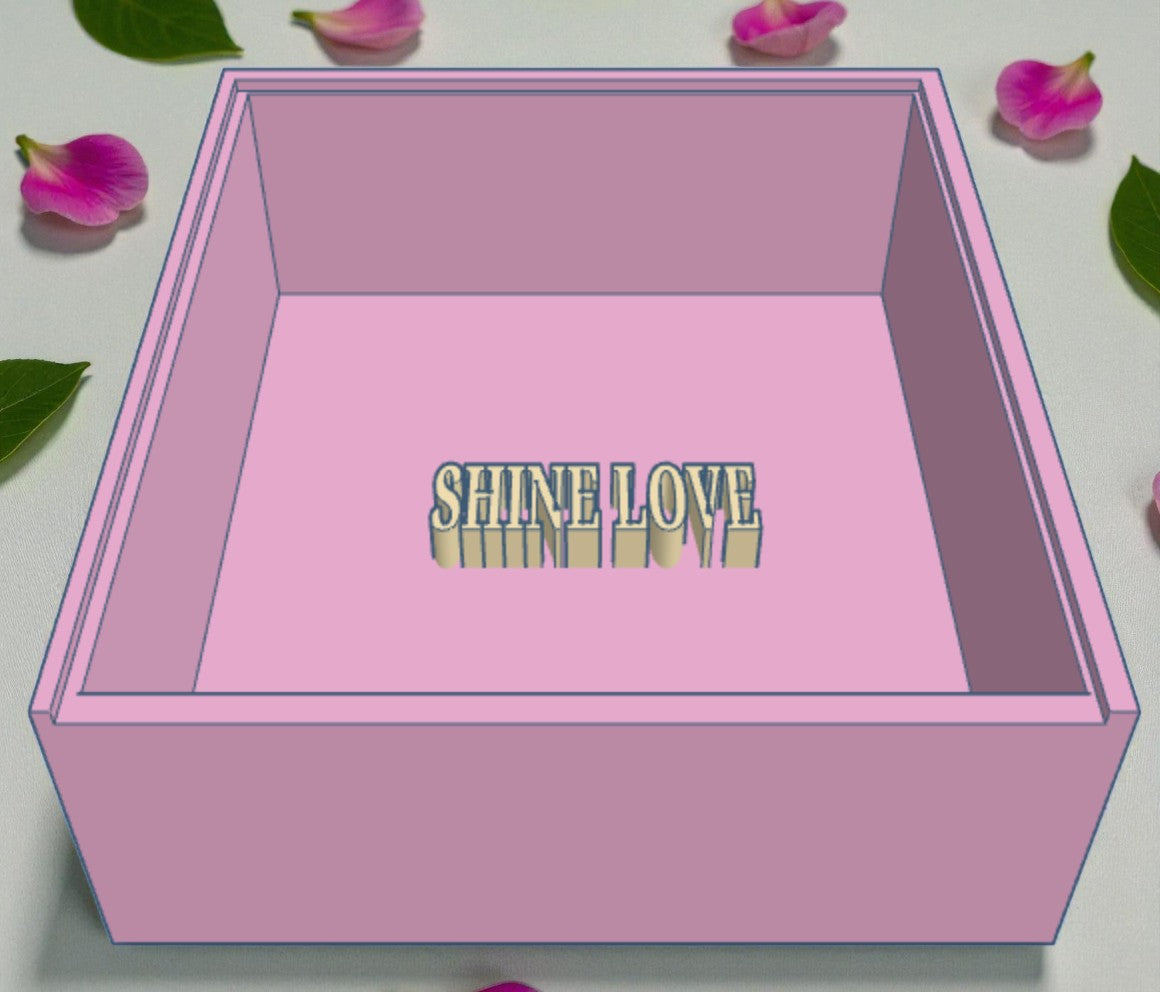 Personalised Trinket Tray with Lid – Custom Keepsake Box