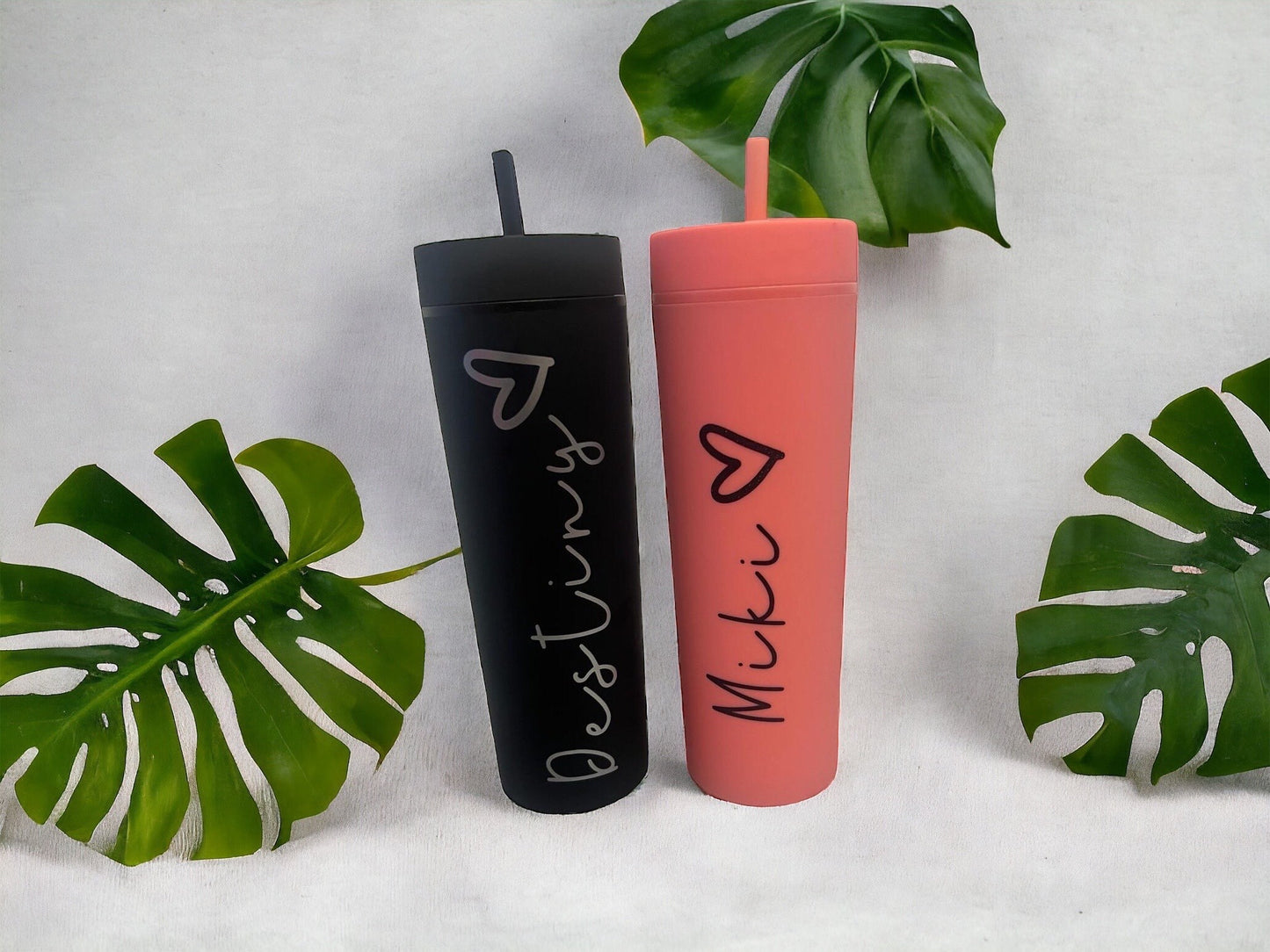 16oz Tall Tumbler | Personalisation available | Matte colours | Straw included | Reusable